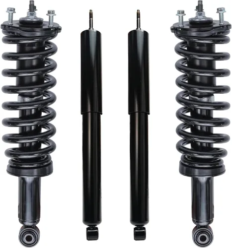 Miniatura 46 de Detroit Axle - Amortiguadores de puntales RWD para Infiniti G35 03-06, 2 amortiguadores traseros, 2 puntales delanteros y muelles helicoidales 2003