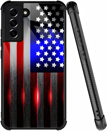 Miniatura 36 de ZHEGAILIAN Funda compatible con Samsung Galaxy S22 Ultra, funda de vidrio orgánico para niñas, mujeres y hombres, diseño de cuatro esquinas, Cabeza