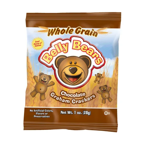Readi-Bake BeneFIT Aperitivos de grano entero para galletas de animales de grano entero, chocolate Graham, bolsas de una sola porción divertidas,