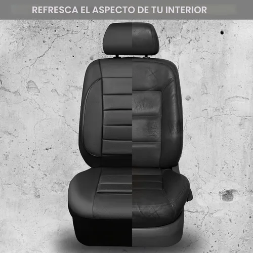 Miniatura 7 de CAR PASS Fundas de Asiento de Cuero Juego Completo Universal Resistente al Agua Soporte Trasero de Espuma 3D, Comodidad de Lujo Automotriz 5 Fundas