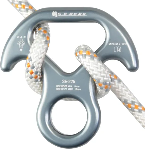 Miniatura 12 de 30kN/35kN/40kN Rescate Figura 8 Descender Engranaje de escalada Equipo de descenso Dispositivo de rappeling de placa de aparejo para escalada en 30