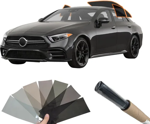 Miniatura 24 de MotoShield Pro Kit de tintado de ventana automática Personalizar sombra: Película de tinte precortada de carbono 5% - 50% para todos