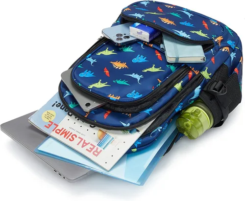 Miniatura 5 de BLUEFAIRY Mochilas infantiles para niñas y niños, regalos de regreso a la escuela para niños, primaria, primaria, escuela secundaria, Azul marino