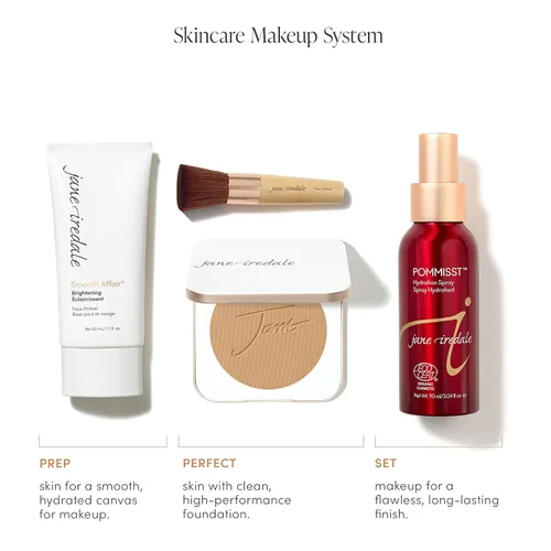 Miniatura 16 de Jane Iredale PurePressed Base Polvo Mineral de Maquillaje de Repuesto o Juego de Compacto Rellenable Polvo Prensado Semi Mate con SPF Sin Talco