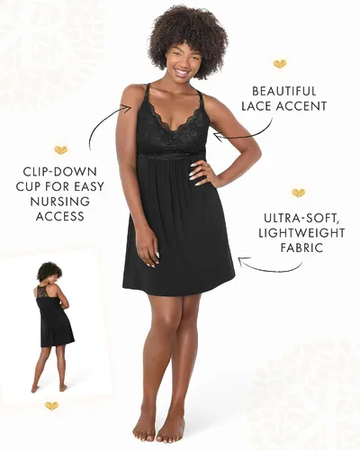 Miniatura 2 de The Lucille Clipdown camisón de lencería de maternidad