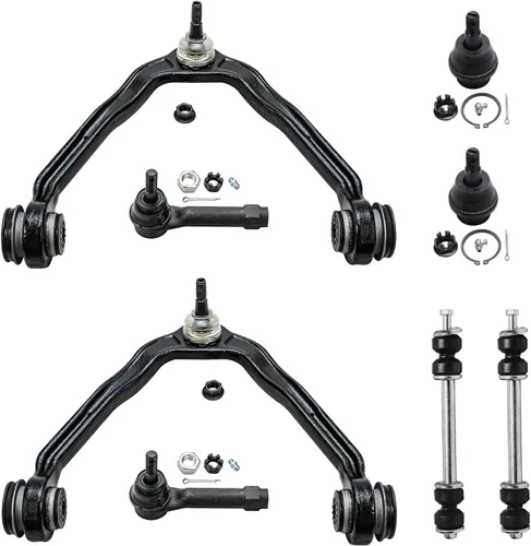 Miniatura 37 de Detroit Axle - Kit de brazos de control de extremo delantero de 8 piezas para Dodge Dakota 00-04, Durango 00-03, 4 brazos de control superior e