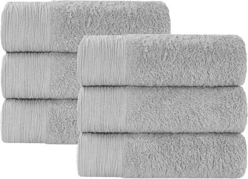 Miniatura 55 de Superior Rayon - Juego de toallas de 12 piezas de mezcla de bambú, de secado rápido, artículos esenciales para el baño, ducha, spa, toallas