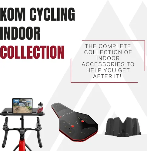 Miniatura 5 de KOM Cycling Neumático de entrenamiento de interior 700 x 25 c – Neumático de bicicleta de carretera con compuesto de goma patentado silencioso