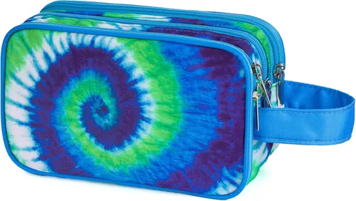 Neceser infantil para niñas y niños, tinte azul