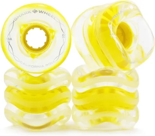 Miniatura 5 de Shark Wheel 60 mm ruedas para Longboard de crucero, Fórmula DNA, juego de 4 ruedas
