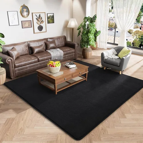 Miniatura 65 de Amearea Alfombras Modernas de Área para Dormitorio Sala de Estar, 4x6 Pies Gris Alfombra de Espuma Viscoelástica Engrosada, Alfombras Mullidas