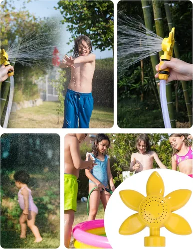 Miniatura 2 de Rociadores de jardín para áreas pequeñas, diseño de flores, rociador circular de metal, cabezal de riego de plantas con flujo de agua suave para 2