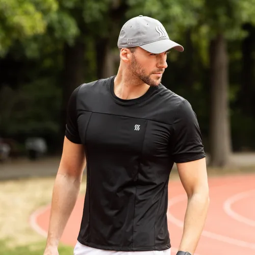 Miniatura 5 de SAAKA Gorra Max Dry para hombres y mujeres. Gorra de béisbol sin construir para golf, tenis, correr.