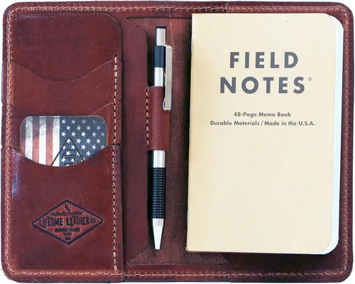 Miniatura 5 de Personalized Leather Field Notes Wallet, Field Notes Cover, Passport Wallet, Handmade in Arizona