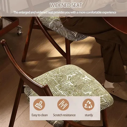 Miniatura 6 de Sillas de comedor de madera, sillas de comedor, silla de cocina, silla lateral de cocina con respaldo alto con paquete suave para salas de estar