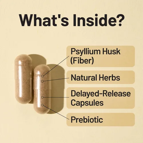 Miniatura 6 de NatureWise Total Colon Care Fiber Cleanse - Mezcla laxante natural - Laxantes herbales, prebióticos y enzimas para regularidad, digestión