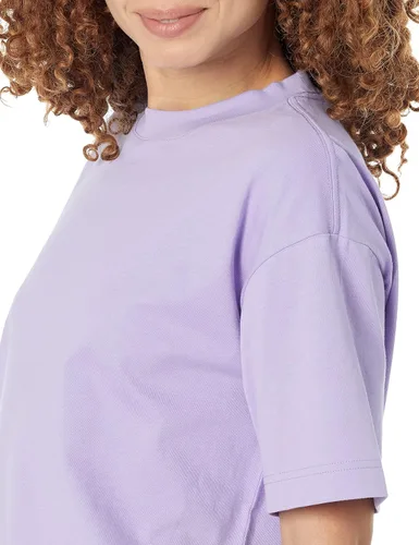 Miniatura 3 de Tienda Essentials Camiseta de manga corta de algodón orgánico con hombros caídos para mujer (disponible en tallas grandes)
