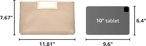 Miniatura 3 de SWEETV CHUNLI Clutch Purses for Women Evening Formal, Fashion PU Leather Purse for Prom, Cocktail, and Wedding
