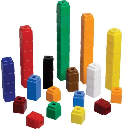 Miniatura 2 de Didax Educational Resources Unifix Cubes, color verde, juego de 100