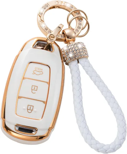 Miniatura 54 de Gematay - Funda para llavero Land Rover Jaguar, compatible con Evoque Velar Sport Discovery Freelander2 LR4 Land Rover Sport Jaguar XF XJ XE F-PACE