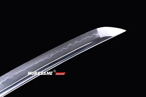 Miniatura 6 de MURASAME Espada Tanto Katana Corta de Arcilla Templada Acero T10 Hamon Real Muy Afilar Espiga Completa Hecha a Mano