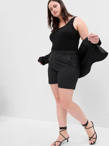 Miniatura 3 de GAP Pantalón corto caqui de 5 pulgadas para mujer
