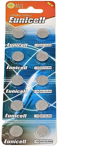Eunicell - Batería botón para celular/reloj., AG13, 1