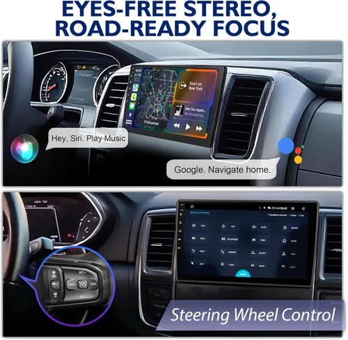 Miniatura 7 de Radio de coche de 8 núcleos 6G+64G para Ford F150 2009-2014, Android 14 F-150 estéreo para automóvil con CarPlay inalámbrico y Android Auto