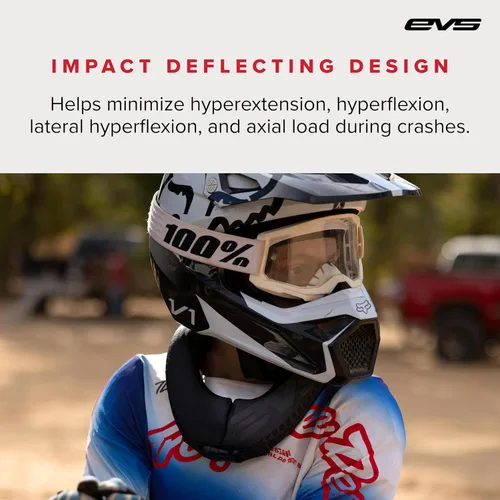 Miniatura 5 de EVS Sports R2 - Soporte de cuello Karting, Motocross y Off-Road Espuma de impacto ligera Ajuste seguro y ajustable