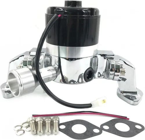 Miniatura 6 de Big Block Chevy Bomba de agua eléctrica de aluminio de alto flujo BBC 396-454-502 35+ GPM (negro)