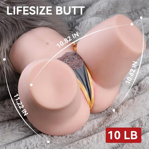 Miniatura 7 de Muñeca Sexual Realista Femenina Realista con Trasero Grande y Gordo de Doble Canal Nalgas y Vagina Juguetes Sexuales para Adultos para Hombres