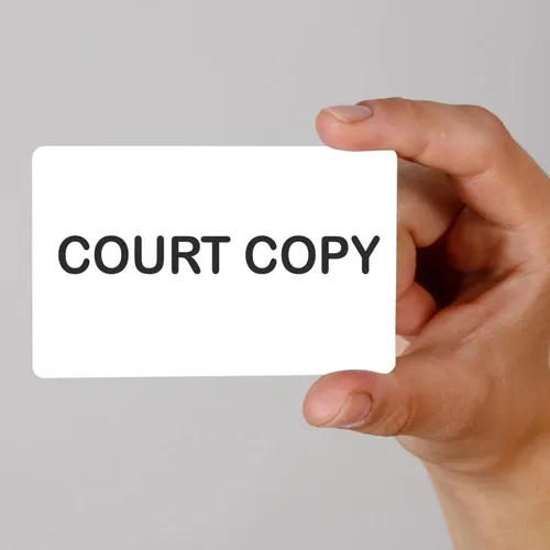 Sello de goma de copia de corte grande, sellos de correo legal para abogados, sello de goma con mango de madera, utiliza almohadilla de entintado,