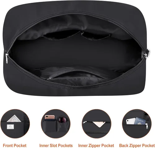 Miniatura 165 de IBFUN Bolsas de fin de semana para mujer, bolsa grande de lona para viaje, bolsa de viaje con compartimento para zapatos, 21 pulgadas, juego de 3