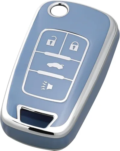 Miniatura 19 de OFFCURVE Funda para llavero con llavero Compatinle con Chevy – Funda de coche apta para Chevrolet GMC Buick Encore Terrain Malibu Camaro Cruze