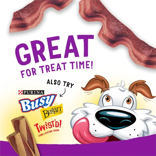 Miniatura 4 de Purina Beggin' Strips Con Carne Real Golosinas para Perros con Sabores de Tocino y Carne de Res - (Paquete de 2) Bolsas de 26 oz
