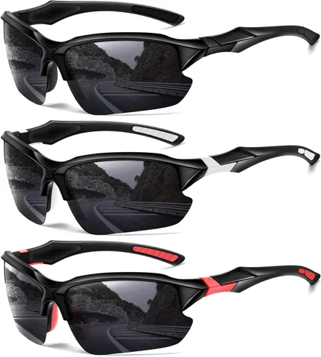 Miniatura 7 de Sports Polarized Sunglasses for Men Cycling Running Fishing UV Protection Sun Glasses Lightweight Half Frame Goggles