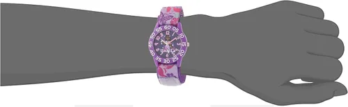 Miniatura 6 de Disney Reloj analógico de cuarzo para niños, Morado, Reloj de cuarzo