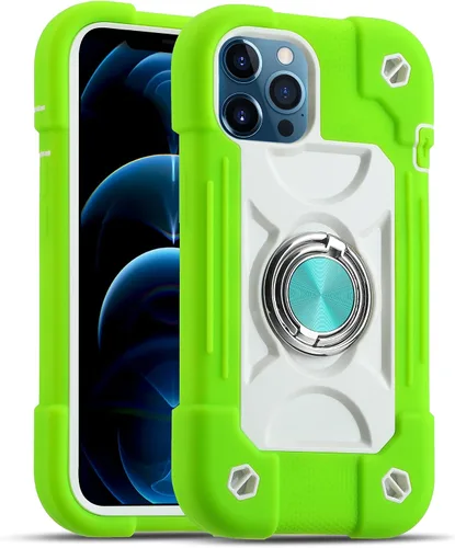 Miniatura 54 de MARKILL Funda compatible con iPhone Air de 6.5 pulgadas 2025 con soporte de anillo giratorio de 360 grados, protección contra caídas de grado