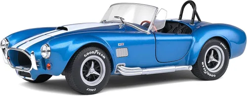 Solido 421183910 AC Cobra MKII 427 (1965) Otra licencia Mk II modelo juguete, azul metálico, escala 1:18