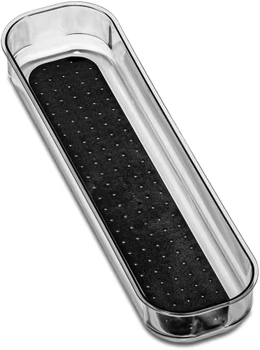 Miniatura 10 de madesmart Organizador de almacenamiento mediano transparente, forro de agarre suave de alta calidad, base antideslizante, para utensilios de cocina