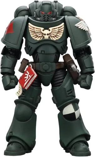 Miniatura 10 de JOYTOY Warhammer - Figuras de acción 40K 1/18 Dark Angels Intercessors, 4 unidades, modelo coleccionable para niños de 15 años o más, 4.8 pulgadas