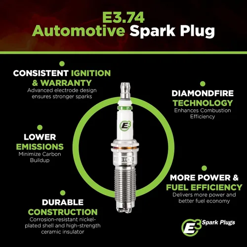 Miniatura 2 de E3 Spark Plug E3.74 bujía automotriz, 1 unidad