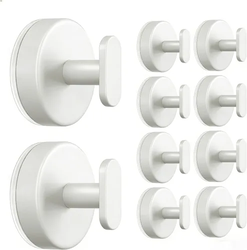 Miniatura 13 de pickpiff - Ganchos de ventosa para ducha: colgador de pared de 15 LB de resistencia para baño, puerta delantera, vidrio, ventana, RV, soporte