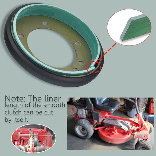Miniatura 2 de 04743700 Kit de disco de accionamiento de tractor de césped con forro/rueda de fricción, compatible con disco de embrague de conducción Sn-apper