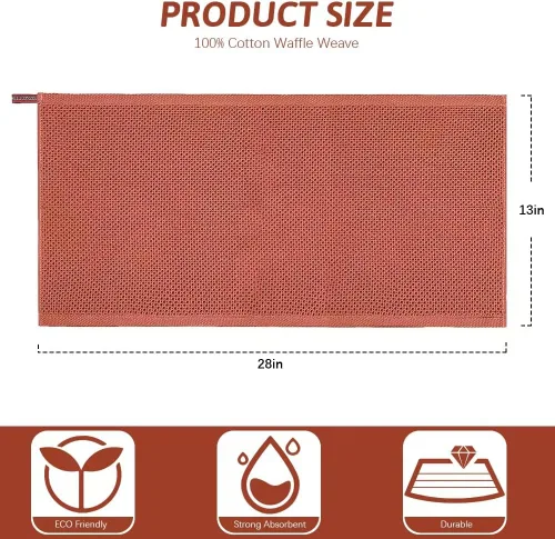 Miniatura 2 de Nialnant Toallas de mano para cocina, 13 x 28 pulgadas, Toalla de cocina 100% algodón para el hogar, Paño suave para cocina, Toallas de té y bar