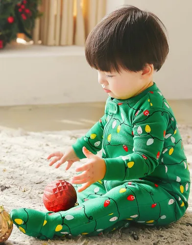 Miniatura 136 de VAENAIT BABY Infant Toddler Kids Adult Couple Family Matching Women Men Christmas Pjs Xmas Holiday Buffalo Plaid Pajama Set