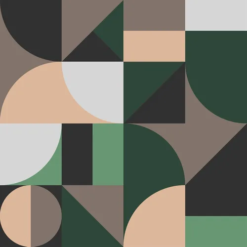 VEELIKE Papel tapiz geométrico abstracto verde y negro geométrico para despegar y pegar, 17.7 x 118 pulgadas, papel tapiz de vinilo autoadhesivo