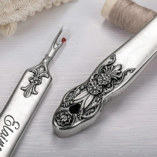 Miniatura 5 de Destripador de costura personalizado para coser manualidades, removedor de hilo de costura retro, herramientas de costura, cortador de hilo
