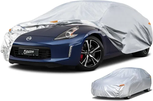 Miniatura 60 de Kayme - Cubierta completa impermeable de 6 capas para automóvil, apta para todo clima, protección para exteriores contra lluvia, rayos ultravioleta