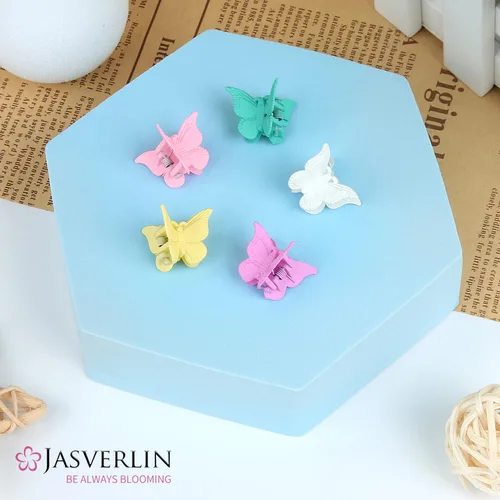 Miniatura 6 de JASVERLIN Pinzas para el cabello de mariposa coloridas, lindas pinzas pequeñas para niñas, Y2K 90s para niños y mujeres, mariposas, accesorios
